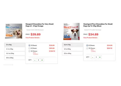 Heartgard Plus Chewables & Nexgard Combo for Dogs - Dog Combo