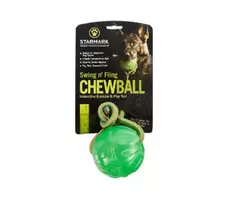 Starmark Swing 'N Fling Chew Ball Toy for Dog - VetSupply