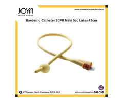 Bardex Ic Catheter 20FR Male 5cc Latex 43cm | Joya Medical Supplies