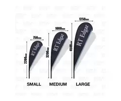 Teardrop Banner – Weather-Resistant & Eye-Catching Branding