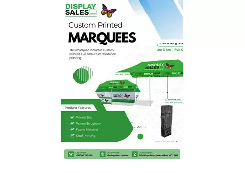 Custom Printed Marquees | Display Sales