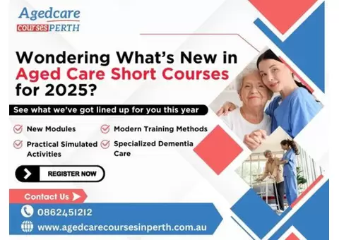 High Demand Industry Certificate 3 in Aged Care Perth open Now