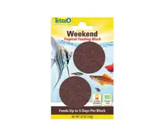 Buy Now Tetra Weekend Tropical Feeding Block for Fish