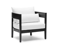 Avoca Outdoor Chair Black & White