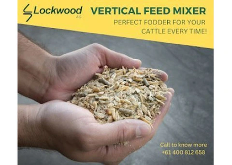 Buy Australian-Made Vertical Feed Mixer Machinery – Built Tough with Australian Steel