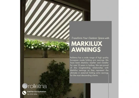 Beat the Heat in Style with Markilux Awnings Sydney