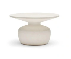 Elegant & Durable Zadra Outdoor Coffee Table in White