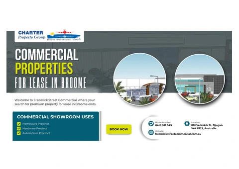 Commercial Properties for Lease in Broome | Frederick Street Commercial