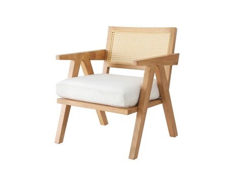 Luxurious Artiss Armchair – Rattan Velvet Lounge Chair