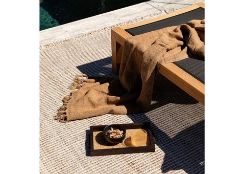 Luxurious Rhodes Teak Floor Rug – Durable & Stylish Accent