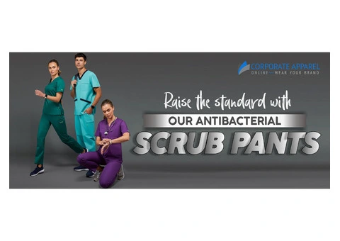 RAISE THE STANDARD WITH OUR ANTIBACTERIAL SCRUB PANTS