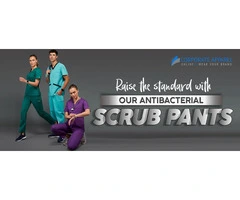 RAISE THE STANDARD WITH OUR ANTIBACTERIAL SCRUB PANTS