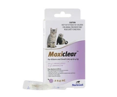 Moxiclear Fleas and Worm Spot-On Solution For Cats