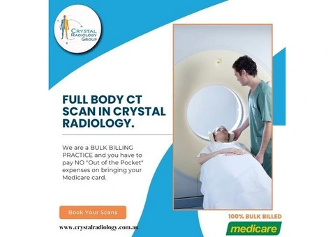 Get a Full Body CT Scan at Crystal Radiology. (02) 8315 8292