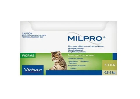 MILPRO Allwormer Tablets for Cats and Kittens