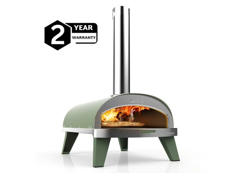 ZiiPa Piana Wood Pellet Pizza Oven – Rotating Stone for Perfect Pizzas!