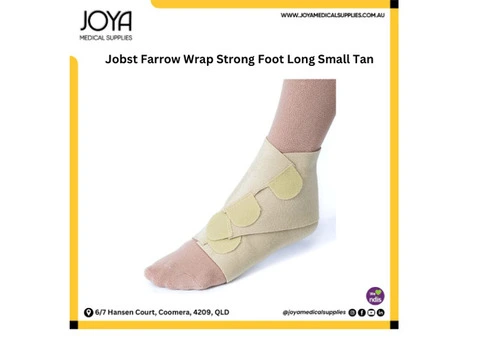 Jobst Farrow Wrap Strong Foot Long Small Tan | Joya Medical Supplies