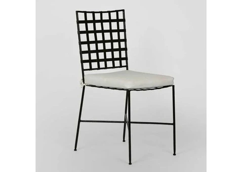 Elegant & Durable Sheffield Iron Dining Chair – Outdoor Comfort