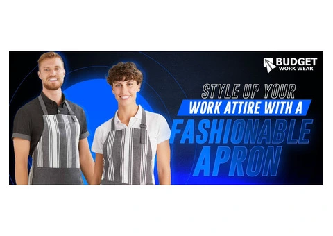 STYLE UP YOUR WORK ATTIRE WITH A FASHIONABLE APRON