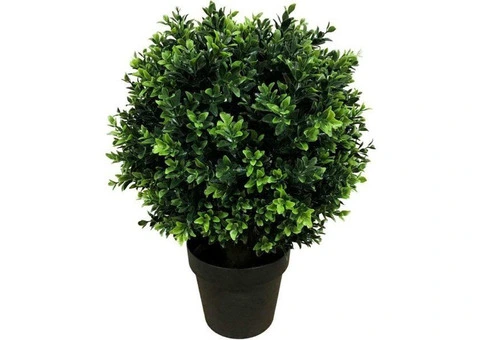 Position Small Artificial Plants to Create a Stylish Backdrop