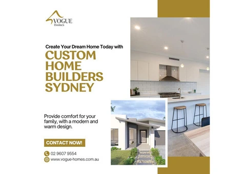 Create Your Dream Home Today with Custom Home Builders