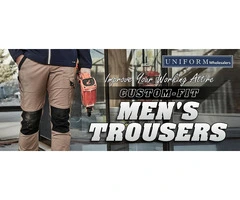 Custom fit mens trousers that improve your working attire