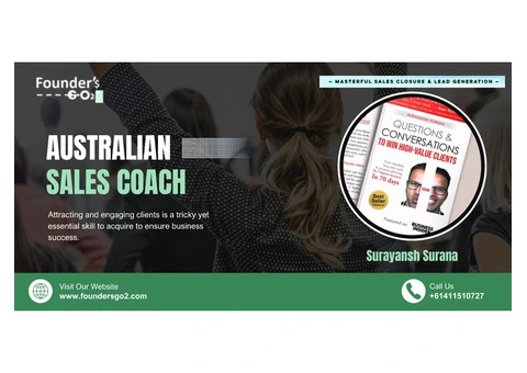 Australian Sales Coach | Founder’s Go 2