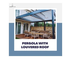 Pergola with Louvered Roof in Sydney