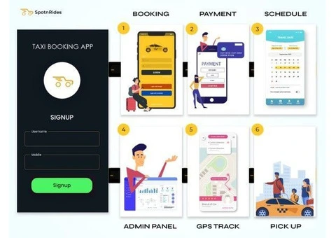 Uber Clone App Development Solution - SpotnRides - 2/4