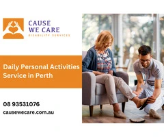 Daily Personal Activities Service in Perth from Cause We Care Pty Ltd