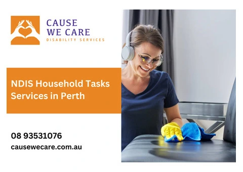 Get Professional Assistance with NDIS Household Tasks Services in Perth