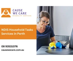 Get Professional Assistance with NDIS Household Tasks Services in Perth
