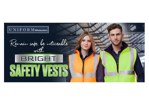 REMAIN SAFE, BE NOTICEABLE WITH BRIGHT SAFETY VESTS