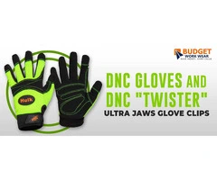 DNC GLOVES AND DNC TWISTER ULTRA JAWS GLOVE CLIPS