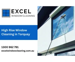 High Rise Window Cleaning in Torquay by Excel Window Cleaning