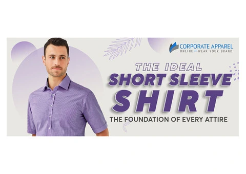 The foundation of every attire is ideal short sleeve shirt