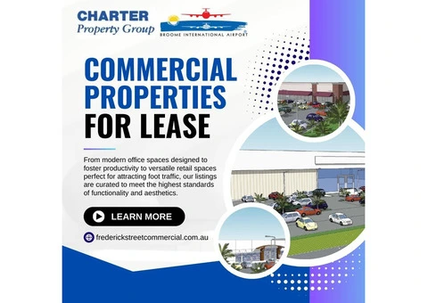 Commercial Properties for Lease in Broome | Frederick Street Commercial