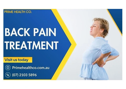 Back Pain Treatment in Brisbane By Prime Health Co