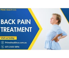 Back Pain Treatment in Brisbane By Prime Health Co