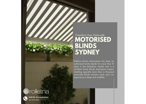 Control Light & Privacy Instantly with Motorised Outdoor Blinds