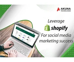 How shopify used for social media marketing success