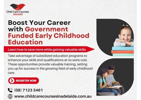 Start Your Teaching Journey with Government Funded Early Childhood Education