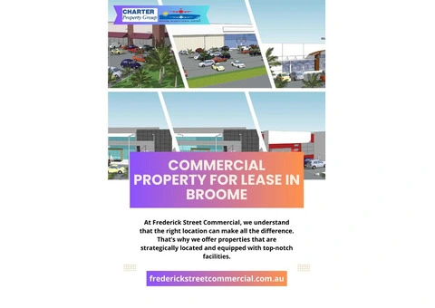 Commercial Properties for Lease in Broome | Frederick Street Commercial