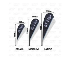 Eye-Catching Teardrop Flags for Ultimate Brand Visibility
