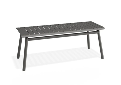 Roku Bench 120cm – Outdoor – Matte Charcoal – Stylish Comfort