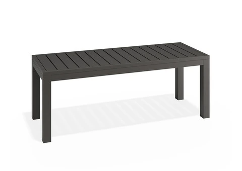 Halki Bench Seat – 120cm Charcoal Outdoor Seating