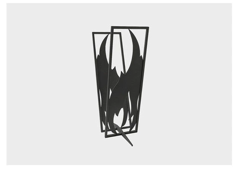 Premium ALFRED RIESS Steel Log Rack – Elegant & Durable