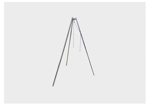 Durable ALFRED RIESS Steel Tripod – Perfect for Outdoor Cooking