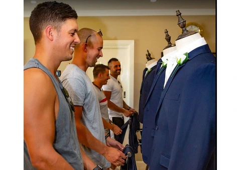 Stylish Wedding Suits for Grooms & Groomsmen – Adelaide