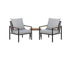 Stylish Gardeon 3PC Outdoor Bistro Set – Elegant Patio Comfort
